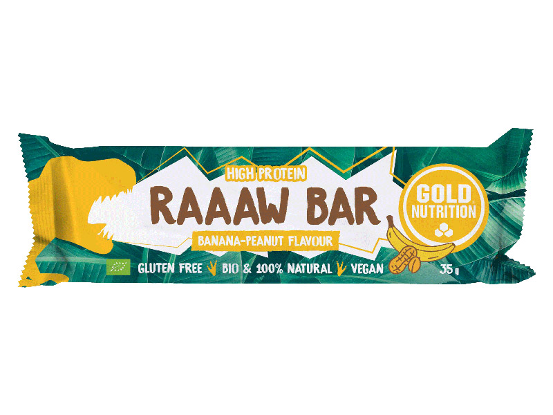 RAAAW BAR banán a arašídy
