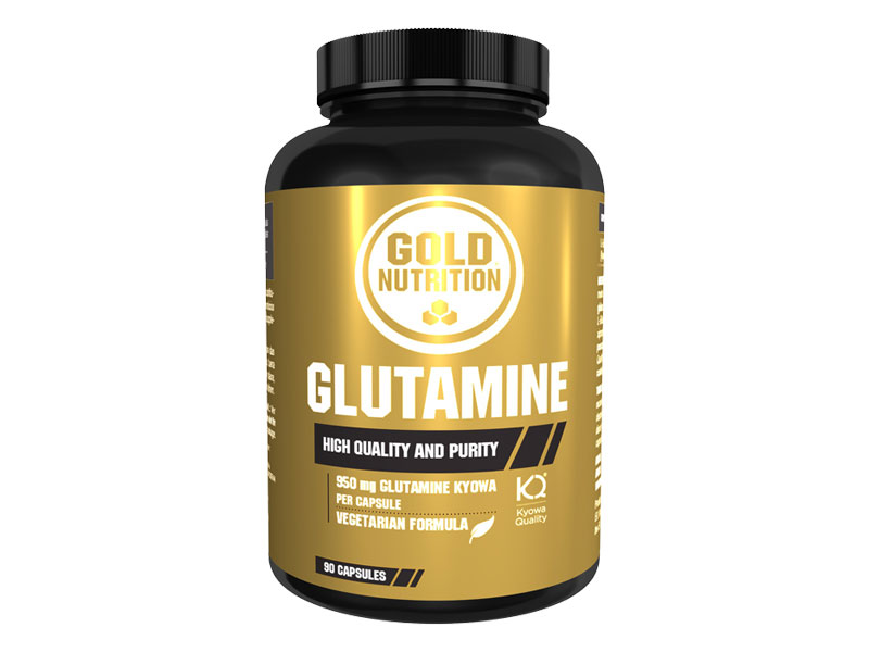 GLUTAMINE 1000 mg 90 kapslí - 100 % čistý glutamin v kapslích | Aminokyseliny - 1
