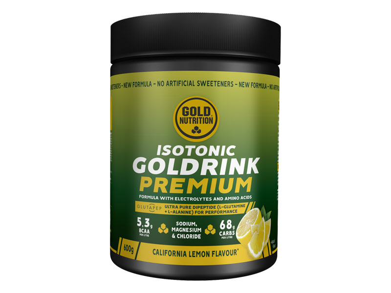 GOLD DRINK PREMIUM limetka 750 g - izotonický nápoj s BCAA, minerály a proteinem | Pitný režim