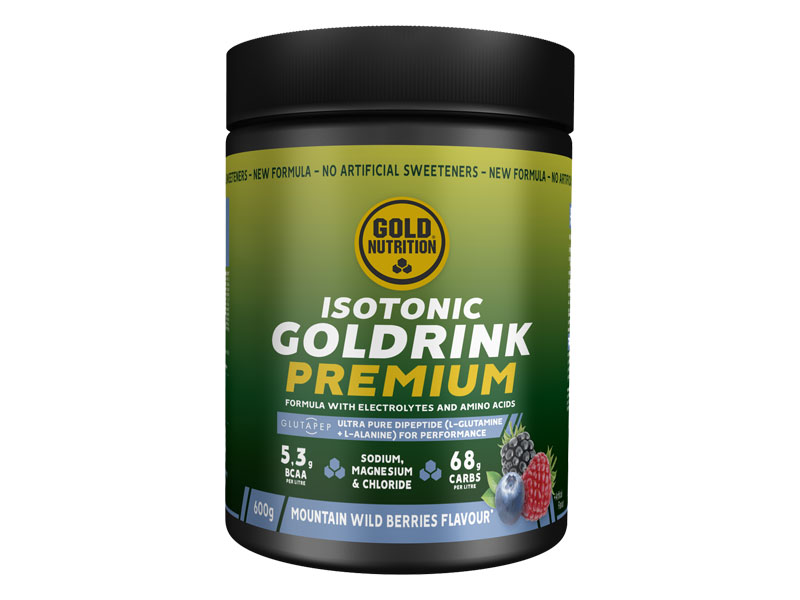 GOLD DRINK PREMIUM lesní směs 750 g - izotonický nápoj s BCAA, minerály | Potréninkové doplňky, regenerace - 1
