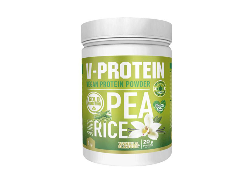 V-PROTEIN vanilka 1 kg - rostlinný protein, ochrana svalů | Proteiny