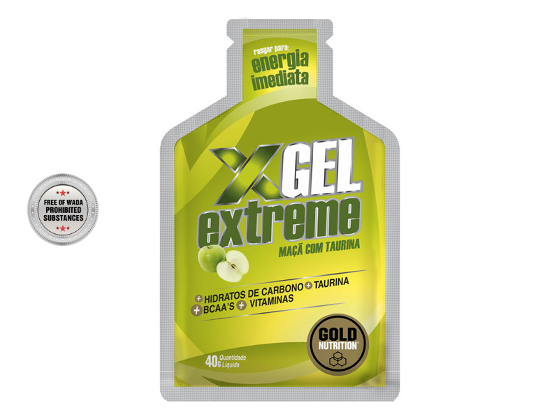 EXTREME GEL TAURINE jablko - energetický gel | Energie - 1