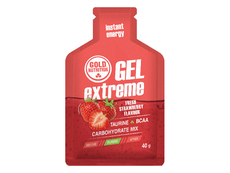 EXTREME GEL TAURINE jahoda - energetický gel