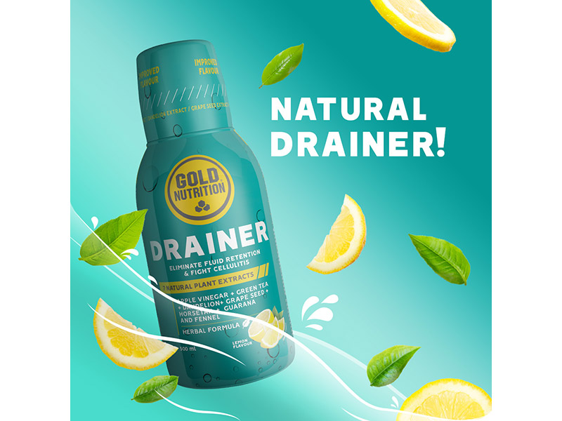 DRAINER citron - 500 ML | Hubnutí, spalovače tuků - 2