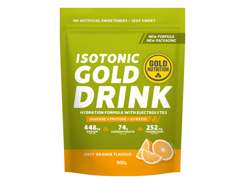 GOLD DRINK pomeranč 500 g - hydratační izotonický nápoj