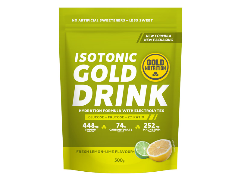 GOLD DRINK limetka 500 g - hydratační izotonický nápoj