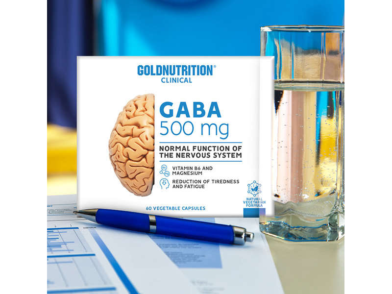 GABA - GN CLINICAL 60 kapslí - kombinace hořčíku a vitamínu B6 | Vitamíny, minerály - 2