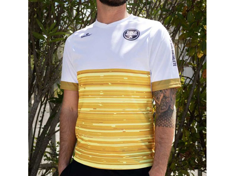 Pánské funkční běžecké tričko - žluté - XL | Doplňky - 3