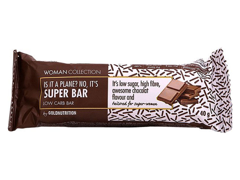 SUPER BAR čokoláda - nízkosacharidová tyčinka | Tyčinky